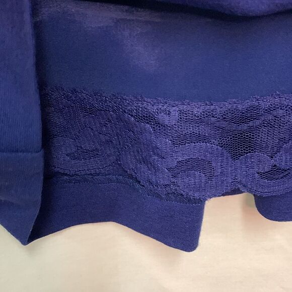 Trina Turk Cobalt Blue Ruffle Front Sleeveless Knee Length Sheath Dress Size 0 - Picture 8 of 13